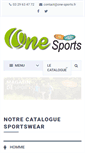 Mobile Screenshot of one-sports.fr